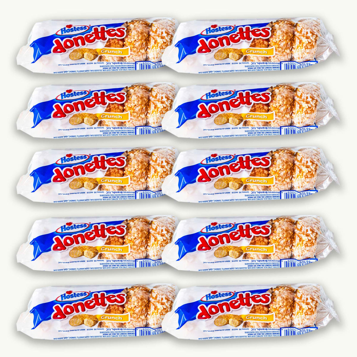 Hostess Crunch Donettes - 6 Mini Donuts - 4oz