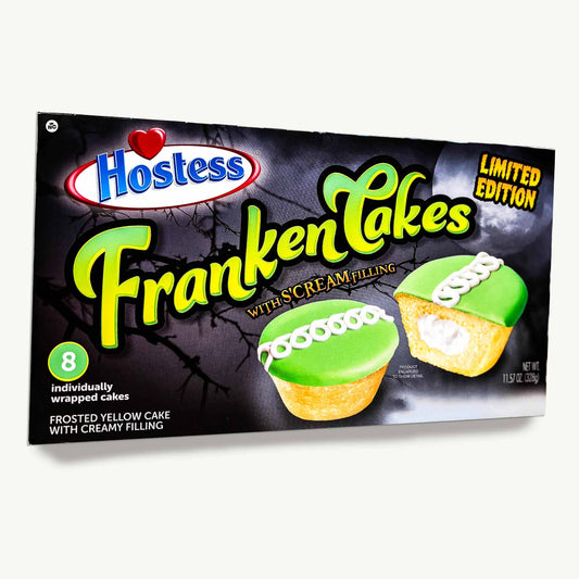 Hostess Franken Cakes Halloween CupCakes 8ct