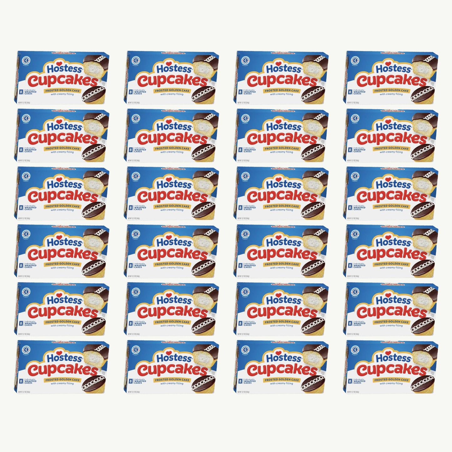 Hostess Cupcakes Frosted Golden Cake 12.7oz 8ct