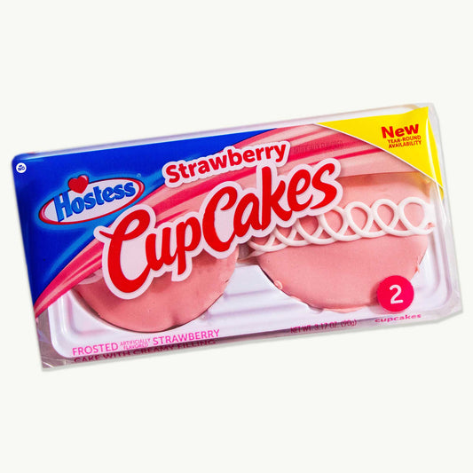 Hostess Strawberry Cupcakes Single Serve 3.17oz