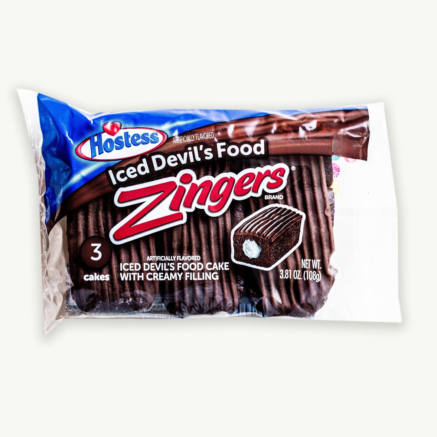 Hostess Chocolate Iced Devil's Food Zingers 3.81oz