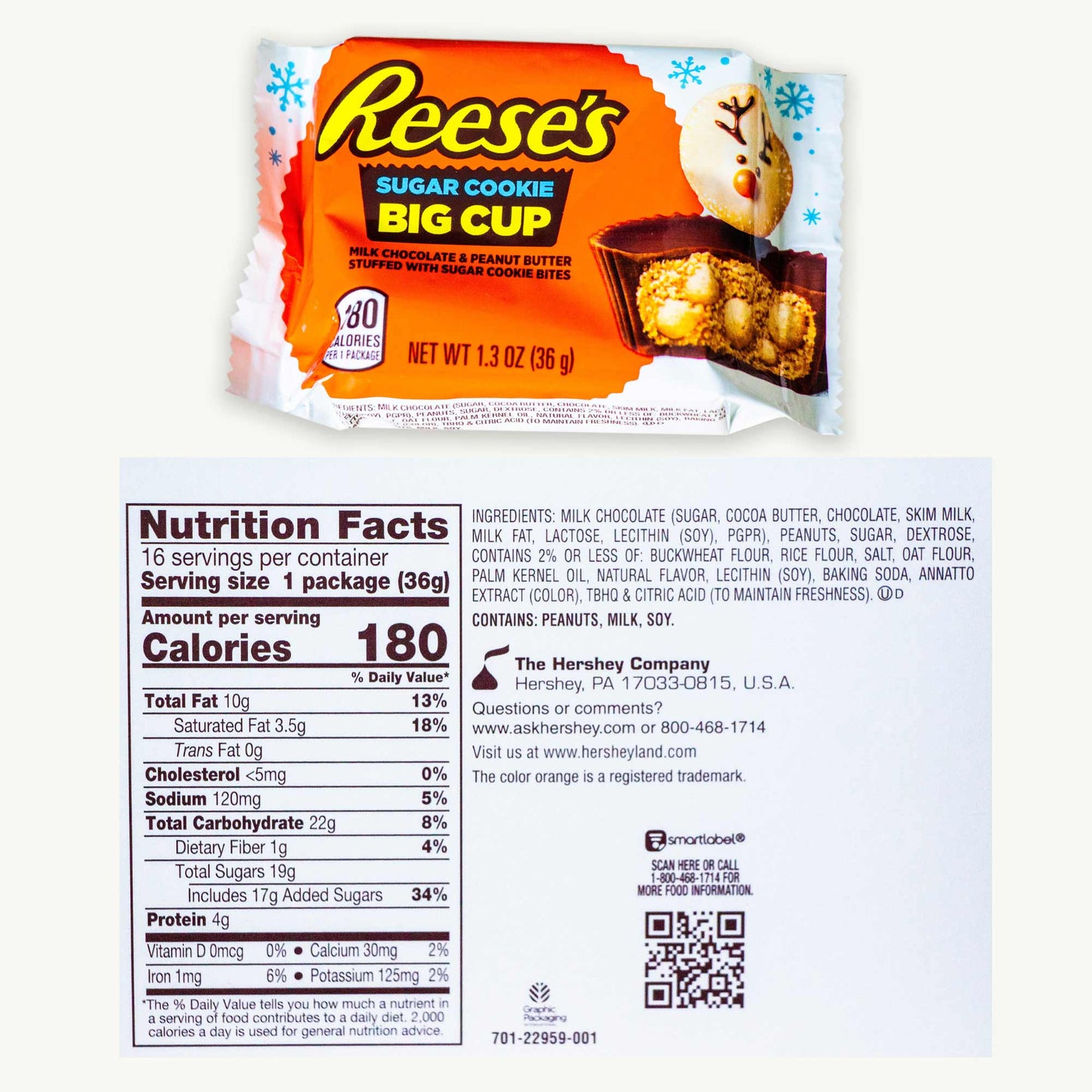 Reese's Christmas Sugar Cookie Big Cup 1.3oz