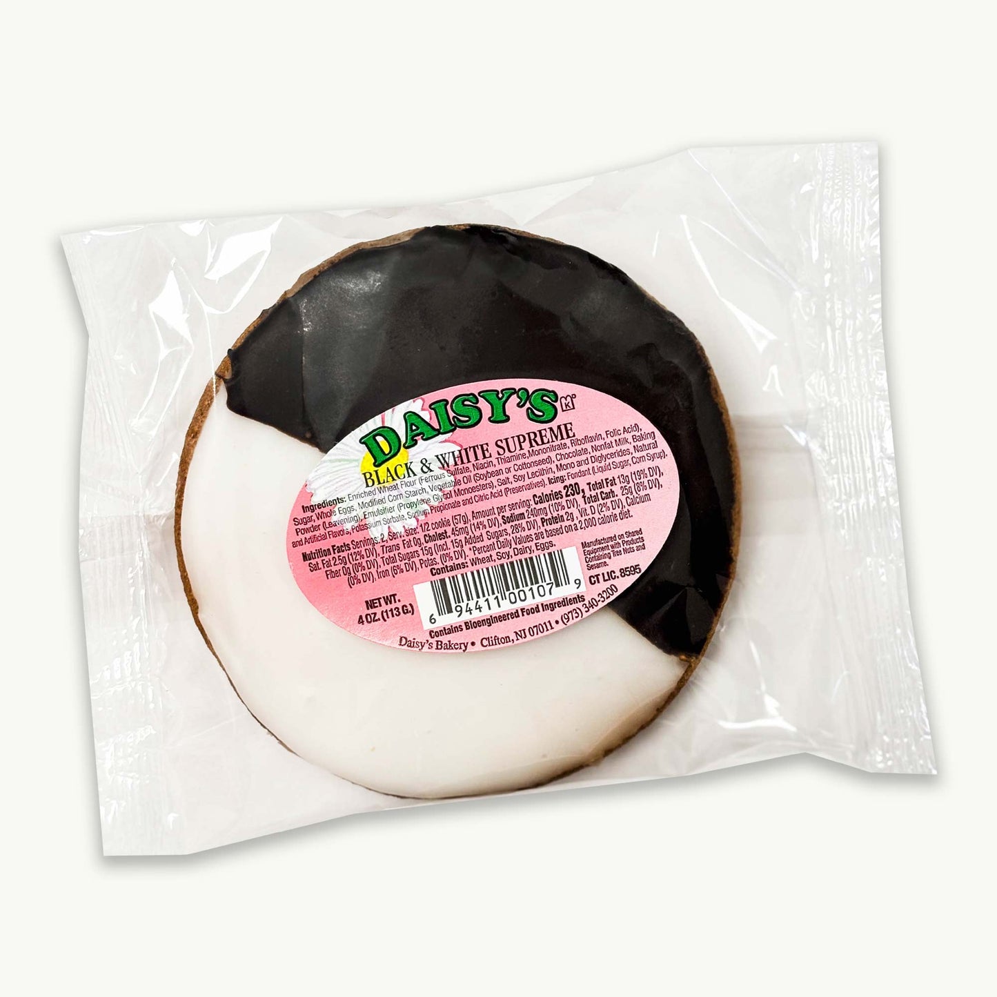 Daisy's Black and White Cookies 4oz