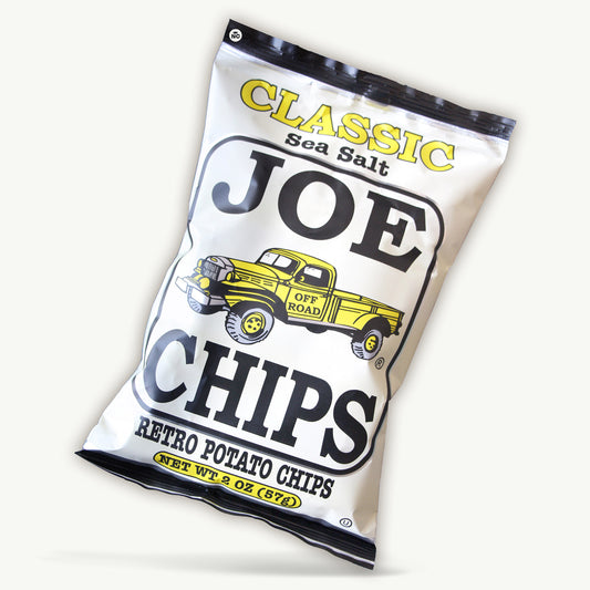Joe Chips Classic Sea Salt Retro Potato Chips 2oz