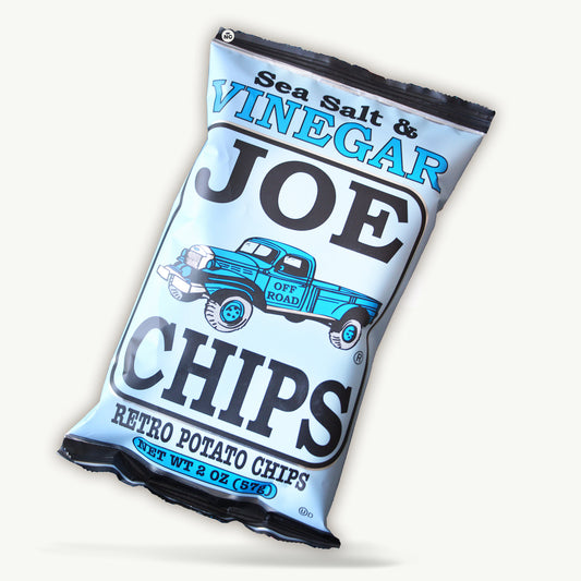 Joe Chips Sea Salt Vinegar Retro Potato Chips 2oz