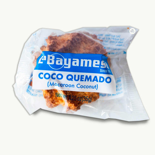 La Bayamesa Coconut Macaroon (Coco Quemado) Cookies 1.25oz