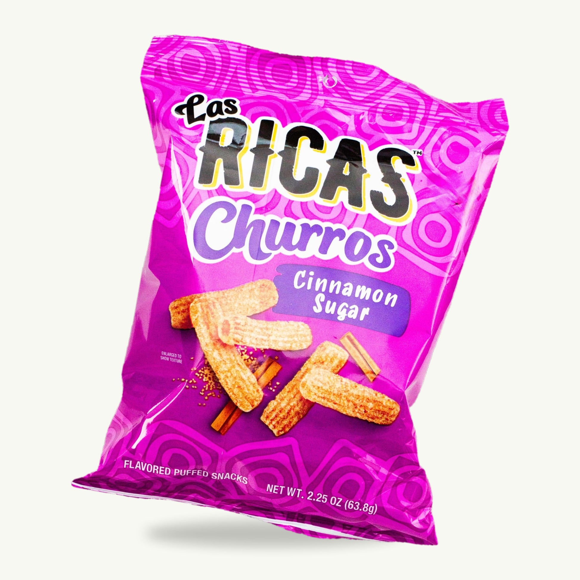 Las Ricas Churros Cinnamon Sugar Snacks 2.25oz — enhanced product photo