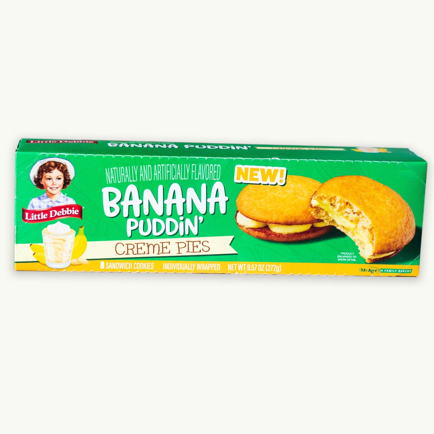Little Debbie Banana Puddin Creme Pie 8ct 9.57oz