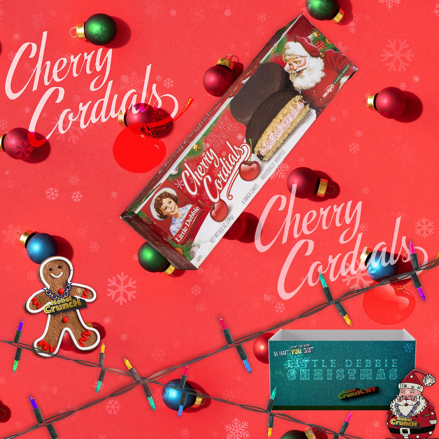 Little Debbie Christmas Cherry Cordials 8ct 10.5oz