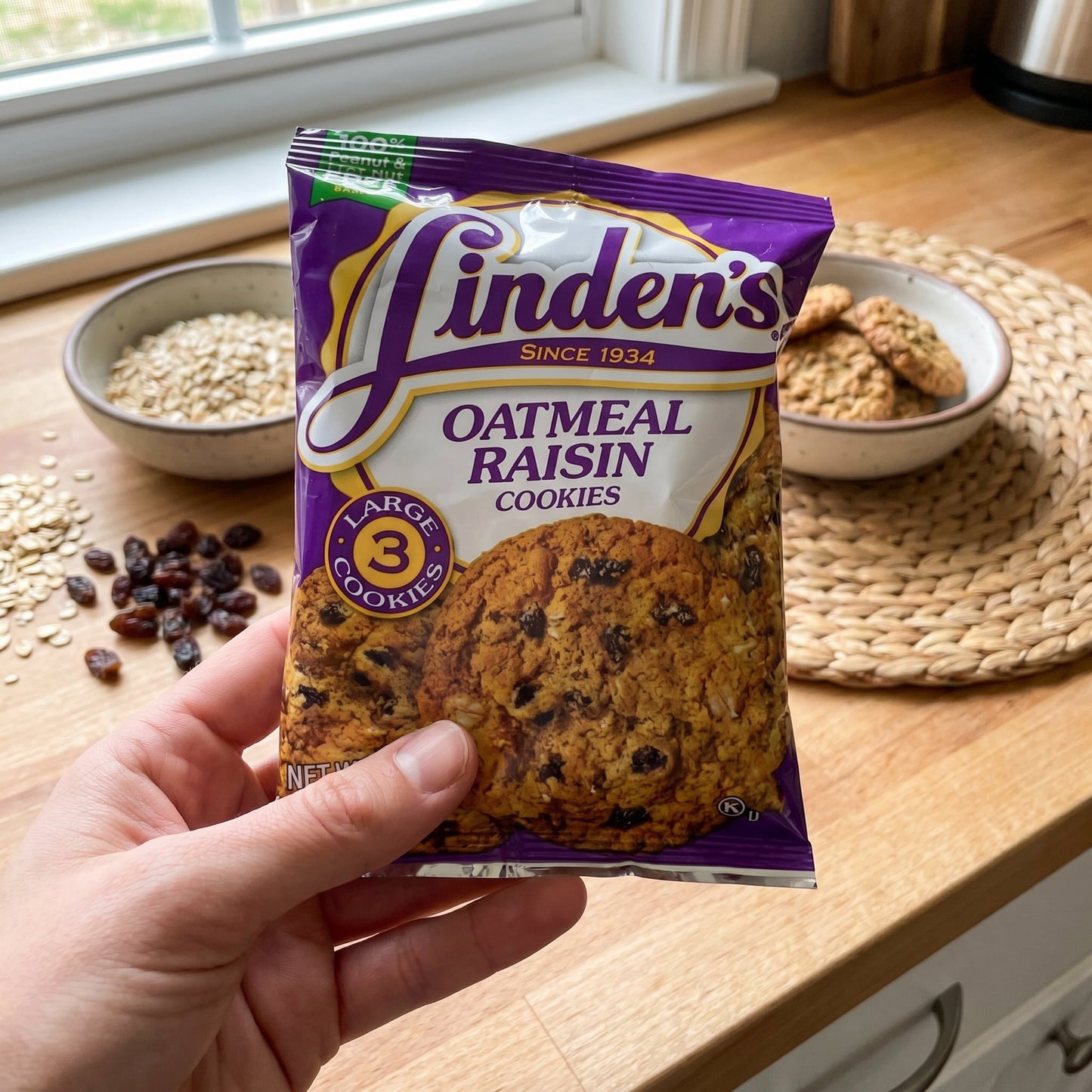 Linden's Oatmeal Raisin Cookies 1.8oz — ugc scene