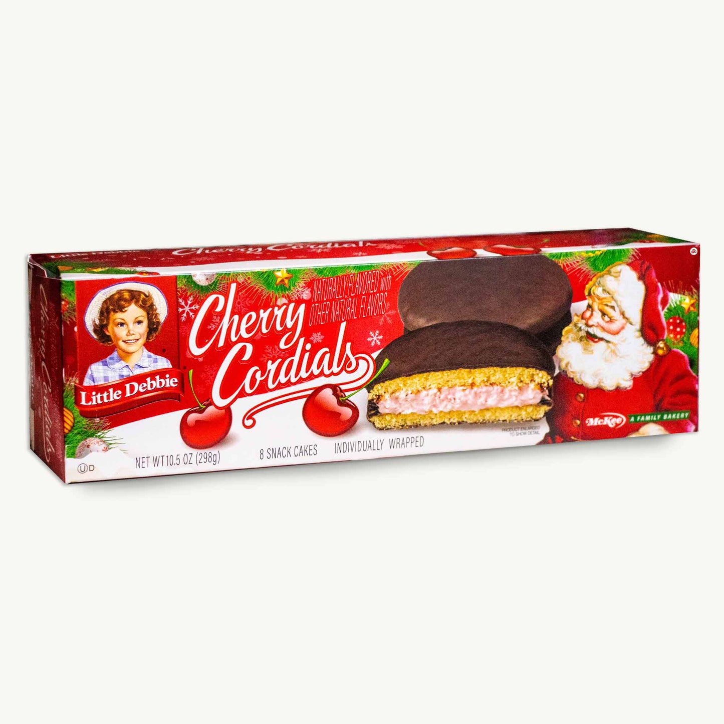 Little Debbie Christmas Cherry Cordials 8ct 10.5oz