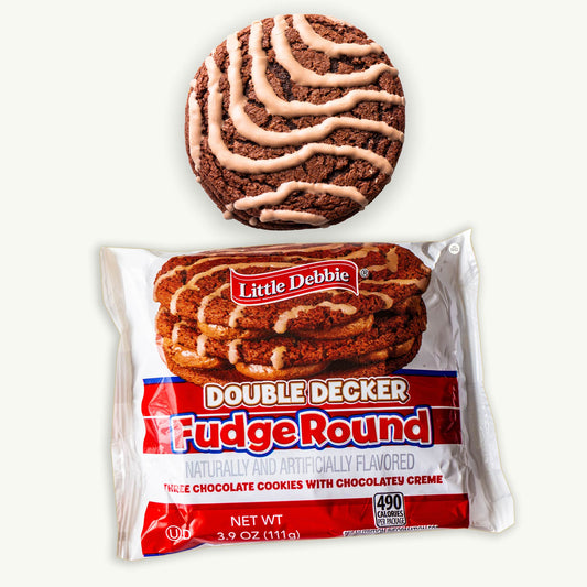 Little Debbie Double Decker Fudge Rounds 3.9oz
