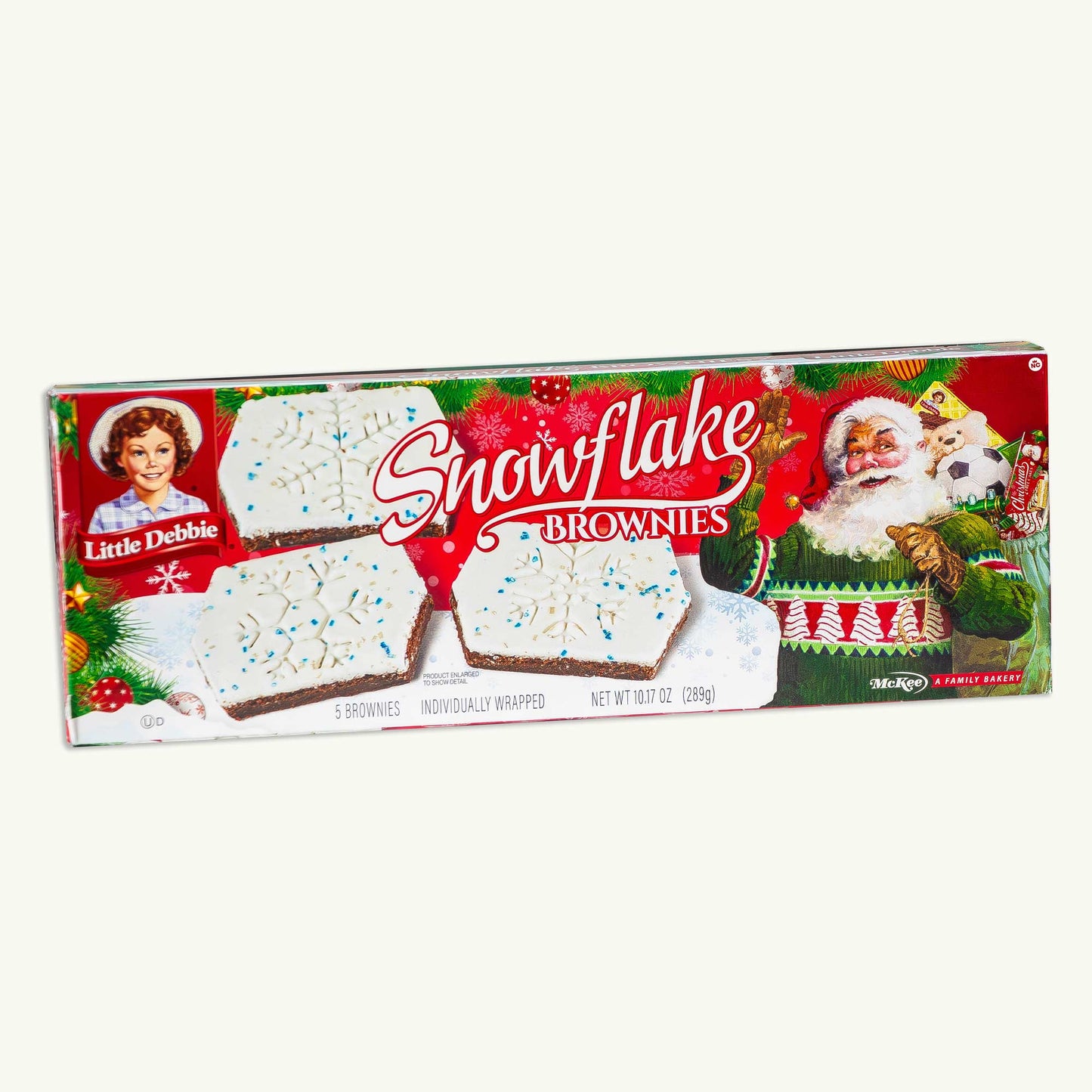 Little Debbie Christmas Snowflake Brownies 5ct 10.17oz