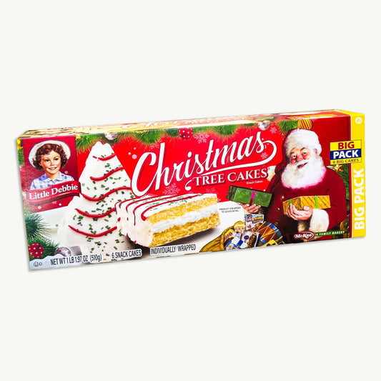 Little Debbie Vanilla Christmas Tree Cakes Big Pack 6ct