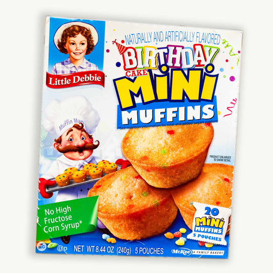 Little Debbie Birthday Cake Mini Muffins 8.44oz