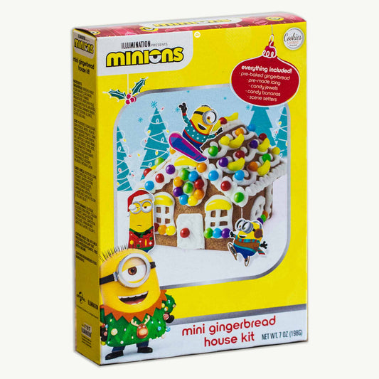 Minions Mini Gingerbread House Kit 7oz