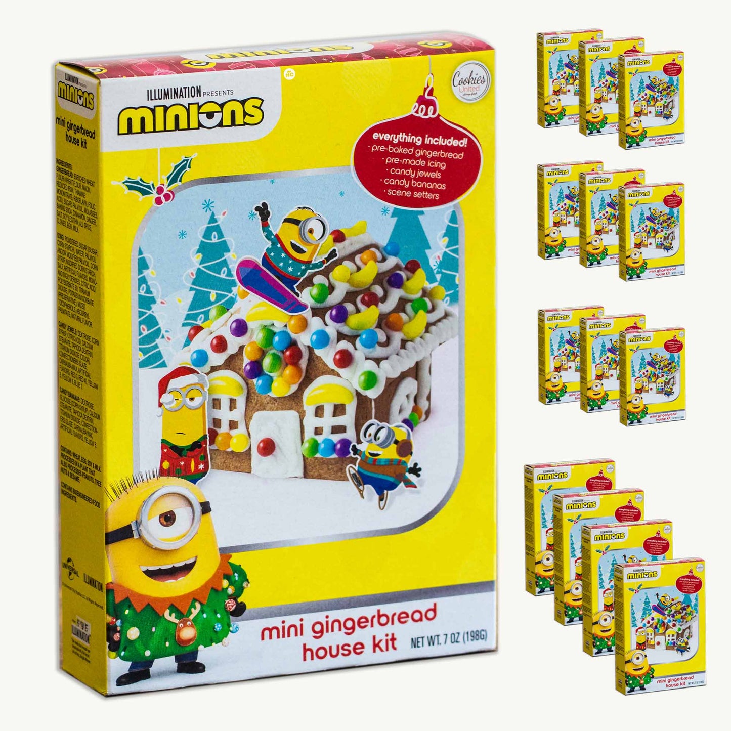 Minions Mini Gingerbread House Kit 7oz