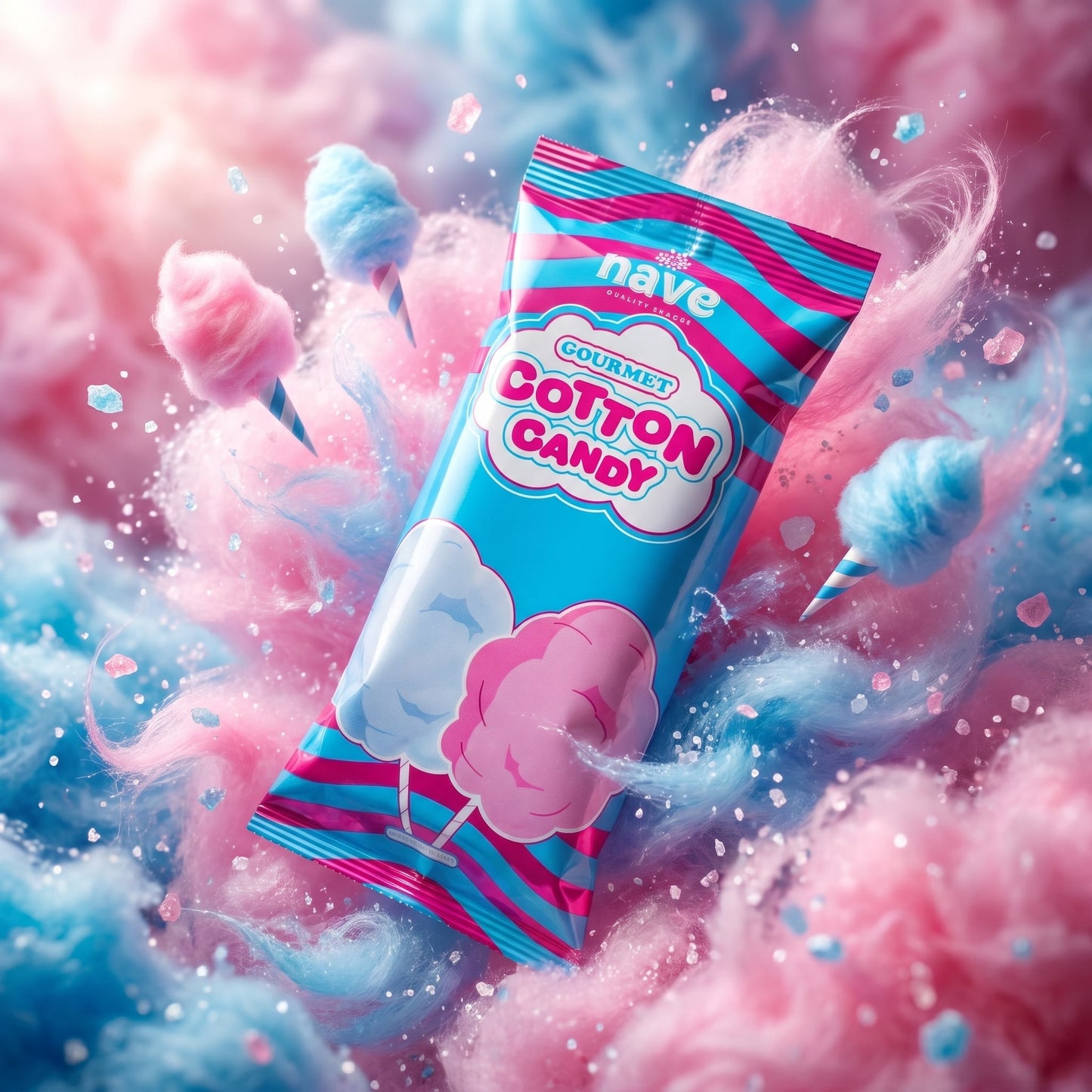 Nave Gourmet Cotton Candy 1.6oz — creative scene