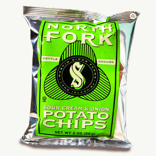 North Fork Sour Cream Onion Kettle Cooked Potato Chips 2oz