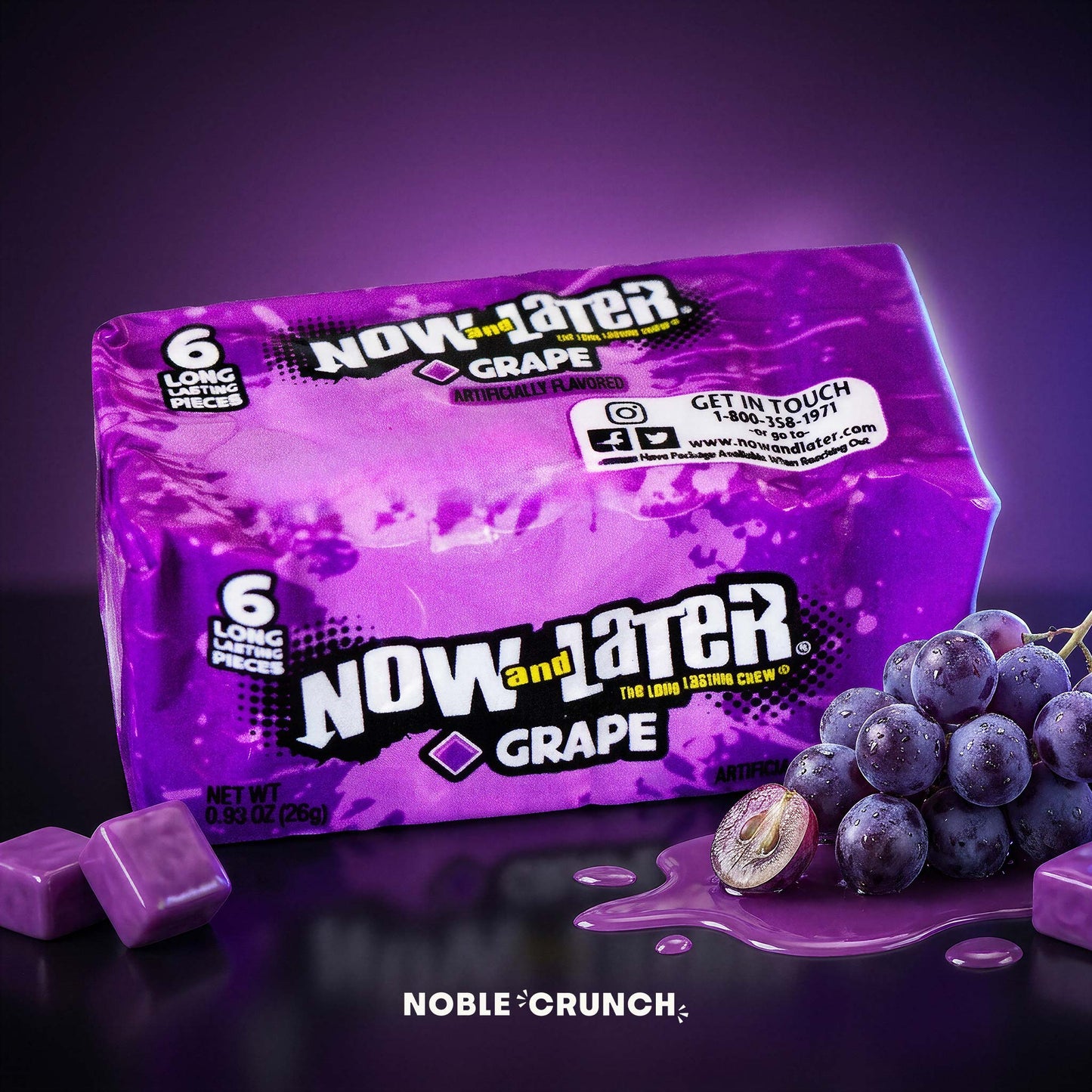 Now and Later Grape Candy 0.93oz