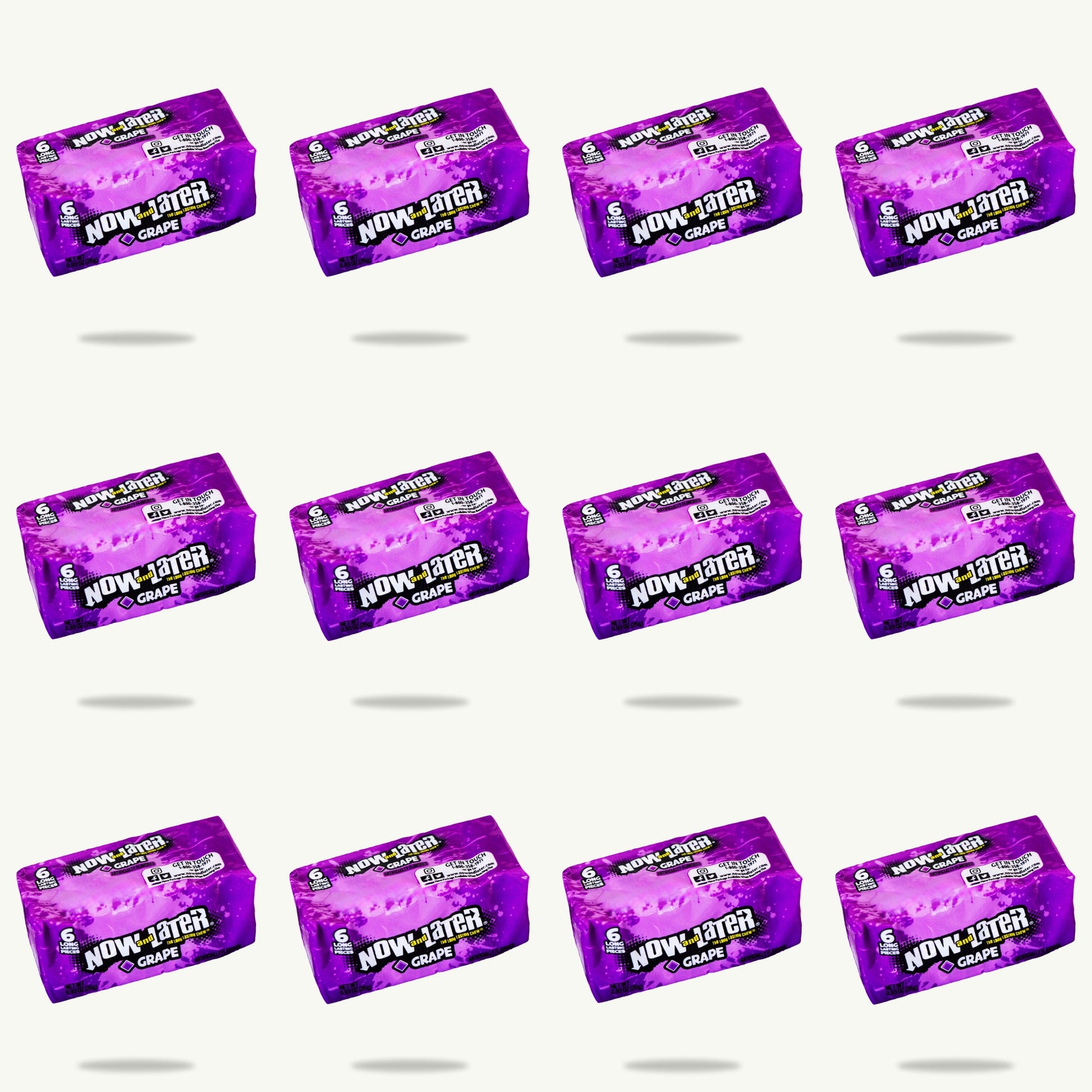 Now and Later Grape 0.93oz — 12-pack