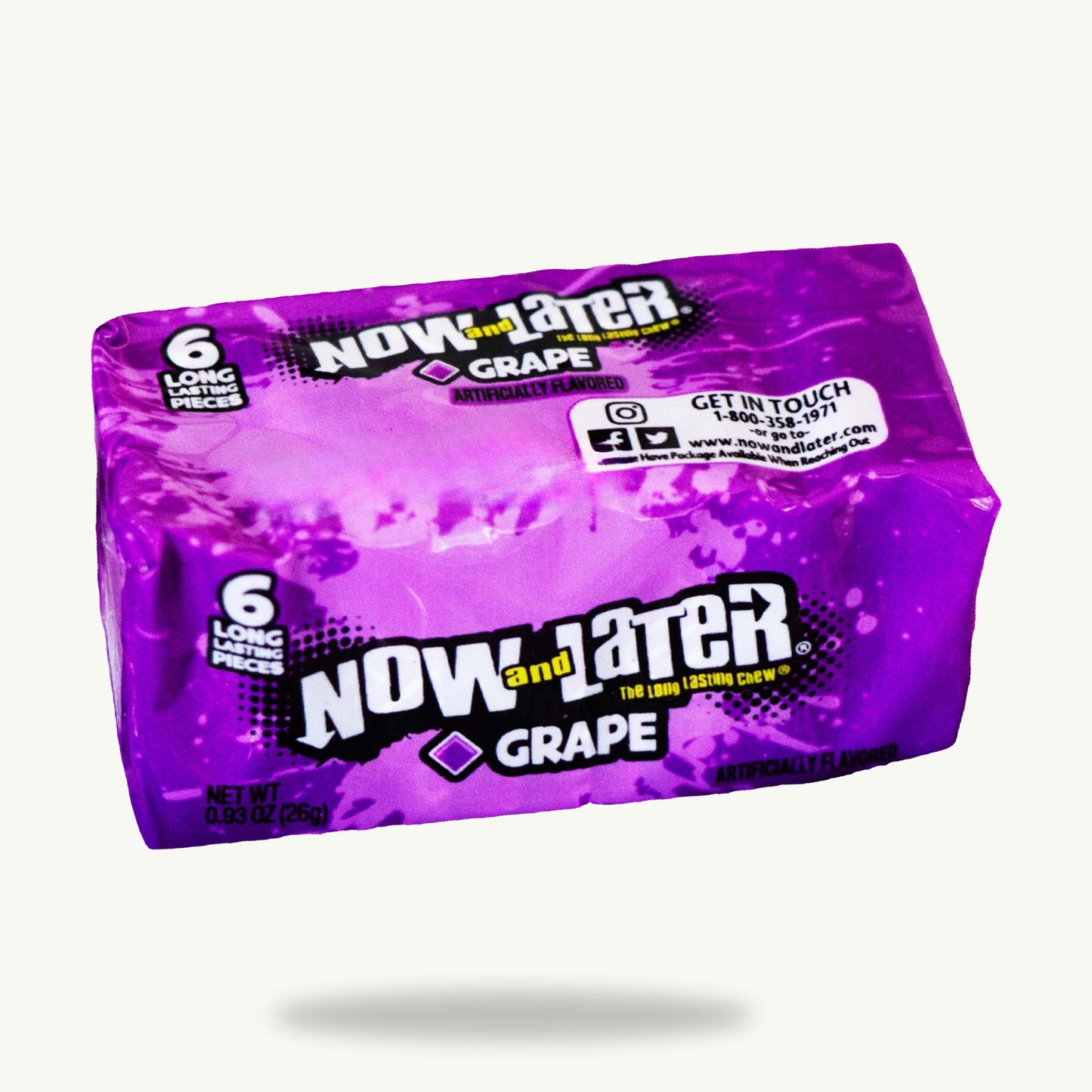 Now and Later Grape 0.93oz — enhanced product photo