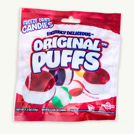 Primed Warrior Original Puffs Freeze Dried Candy 1.2oz