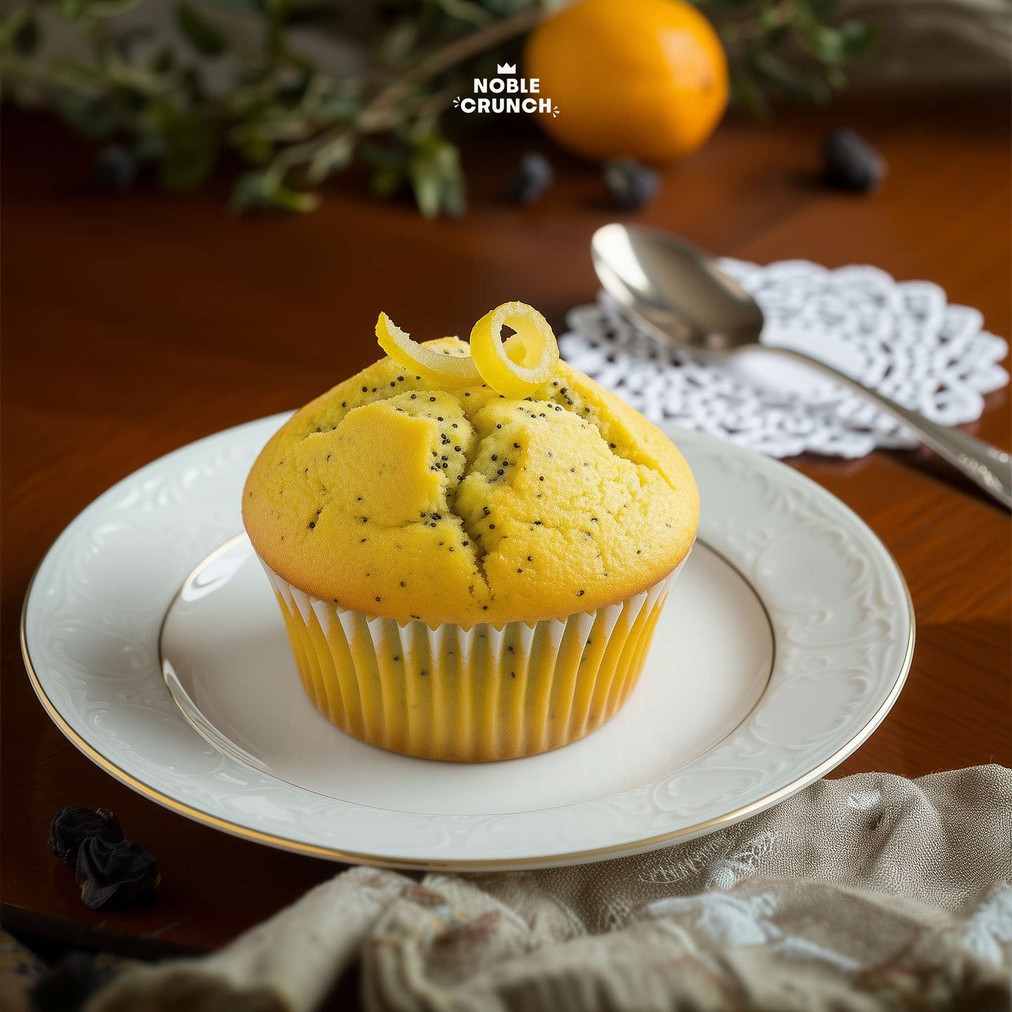 Otis Spunkmeyer Lemon Poppy Muffin 4oz
