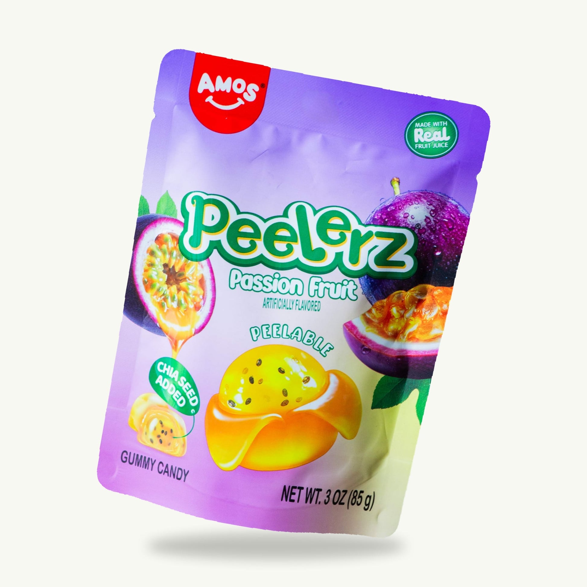 Peelerz Passion Fruit Peelable Gummy Candy 3oz — enhanced product photo