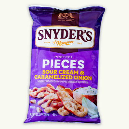 Snyder's Pieces Sour Cream Caramelized Onion 11.25oz