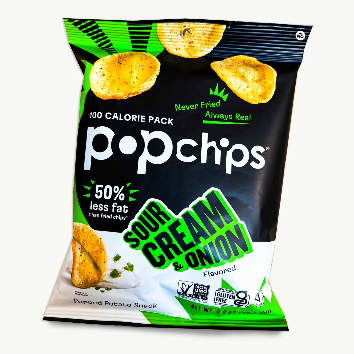 Popchips Sour Cream Onion Potato Snack