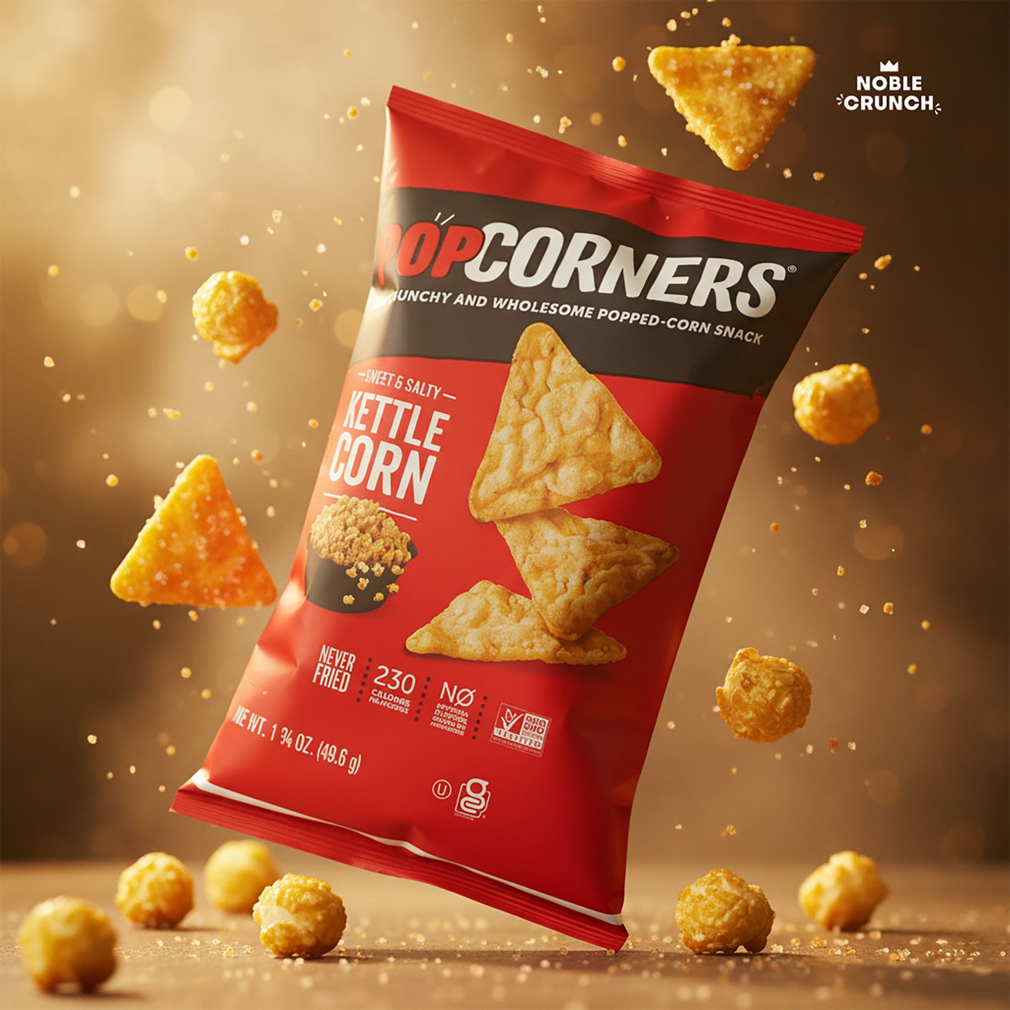 PopCorners Kettle Corn Sweet Salty Snacks 1.75oz – Noble Crunch