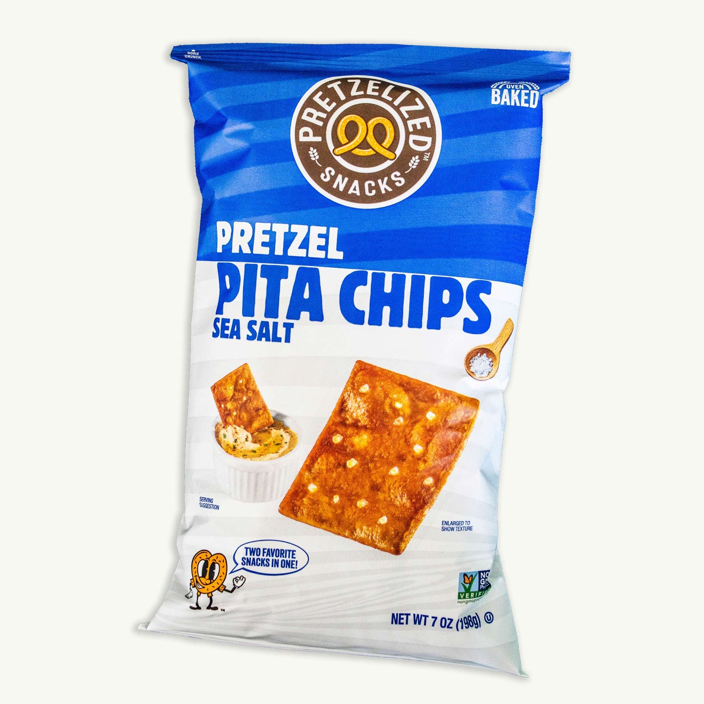 Pretzelized Sea Salt Pita Chips 7oz