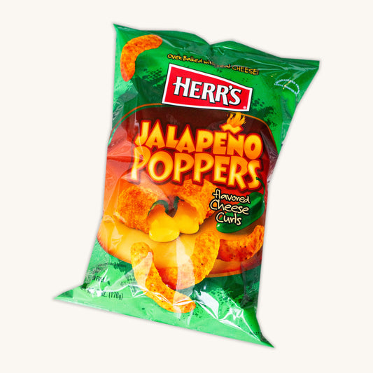 Herr's Jalapeno Poppers Cheese Curls 6oz