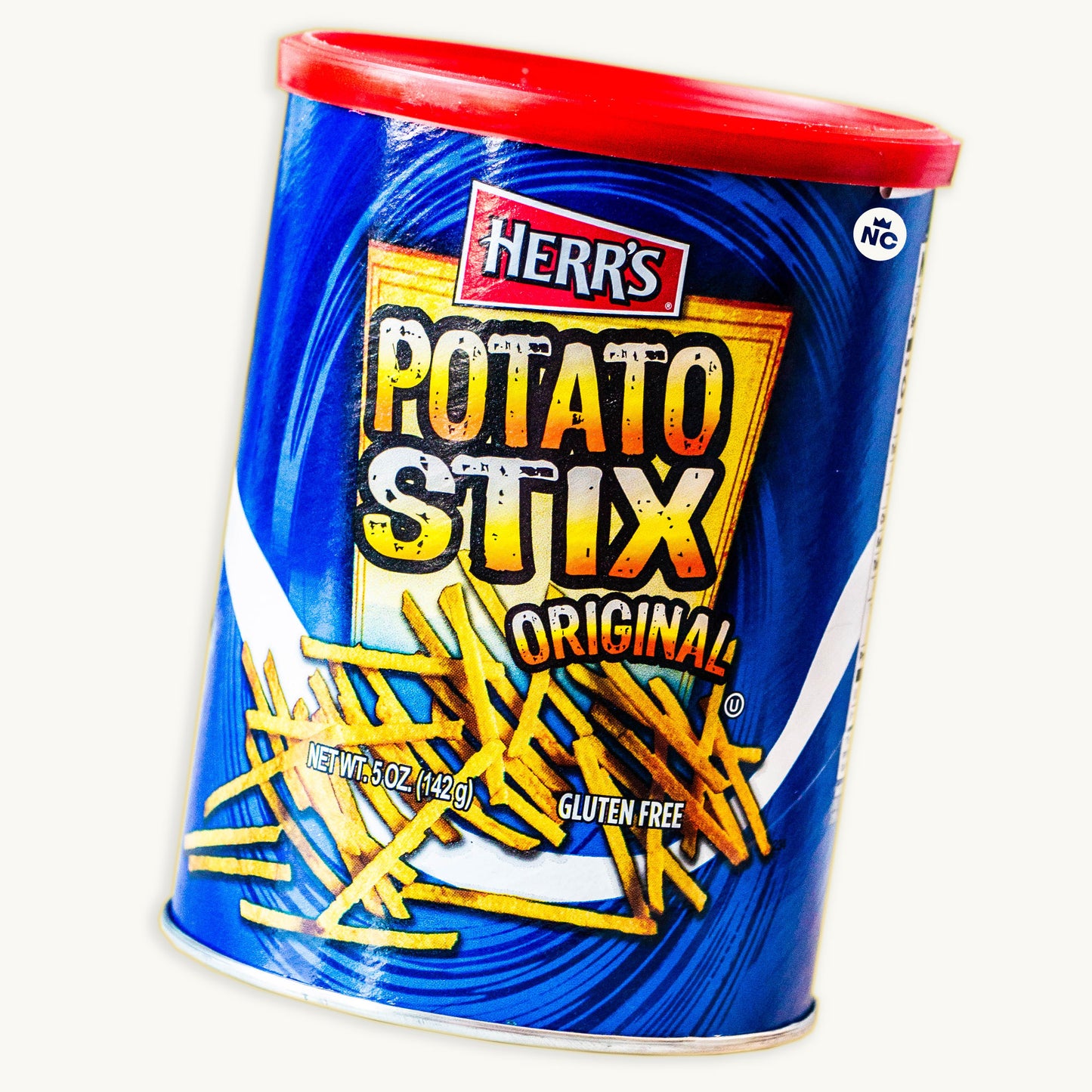 Herr's Potato Stix (4, 5oz cans) - Utz Garlic Onion Potato Chips (2.75oz)