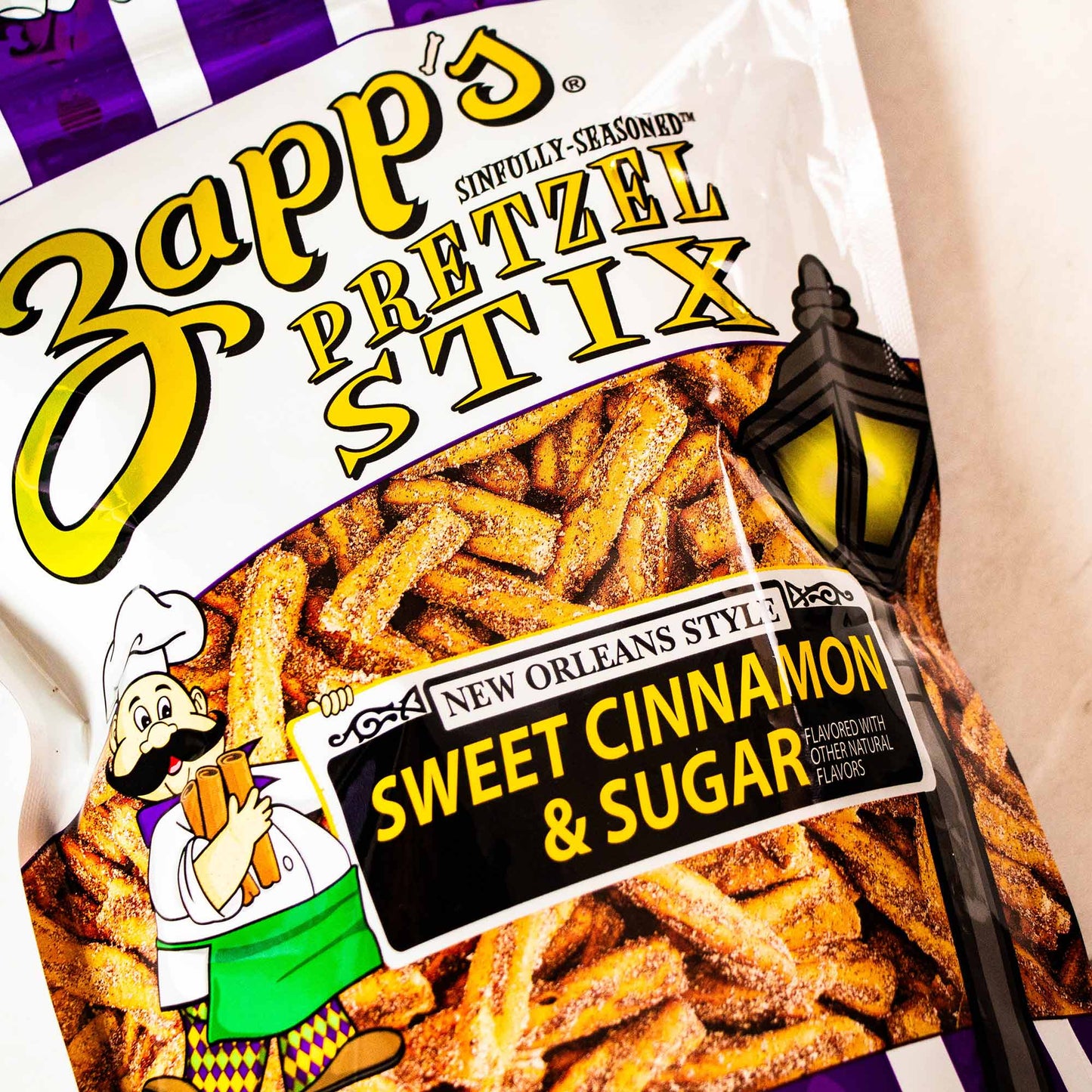 Zapp's Sweet Cinnamon and Sugar Pretzel Stix 16oz