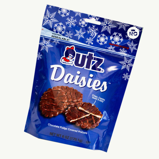 Utz Chocolate Fudge Covered Pretzel Daisies 6oz