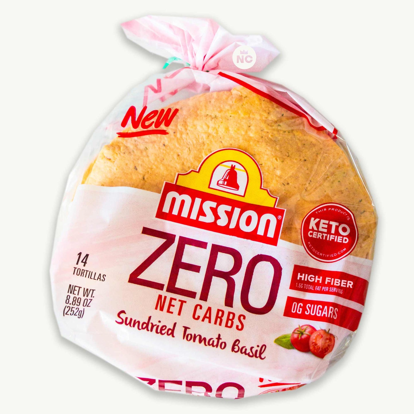 Mission Zero Net Carbs Sundried Tomato Basil 14ct