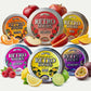 Retro Sours Candy Variety Pack - Tangerine, Citrus, Passion Fruit, Red Apple, Raspberry, Mango - 6 Packs