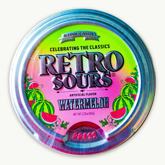 Retro Sours Watermelon Candy 2.12oz