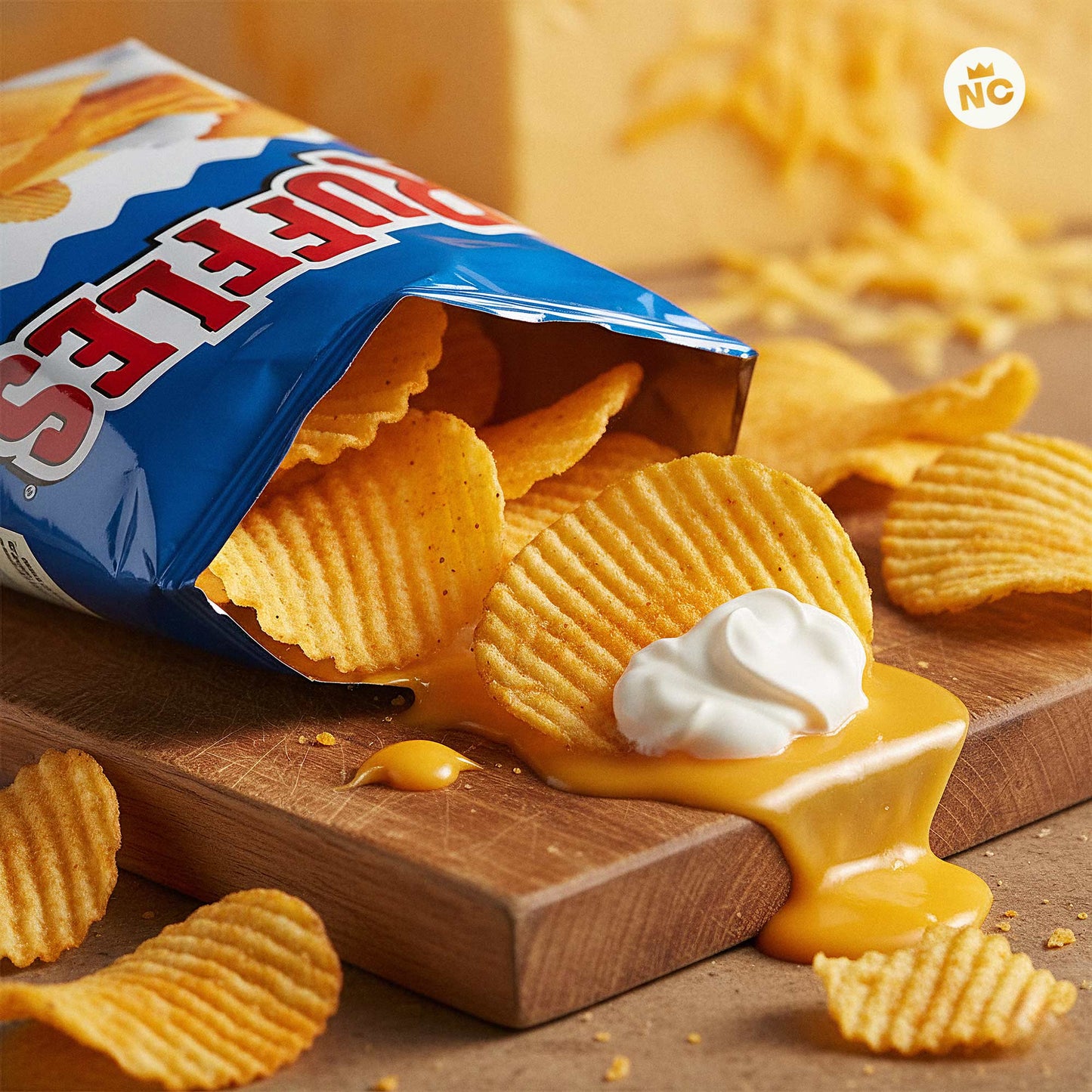 Ruffles Cheddar Sour Cream Potato Chips 2.12oz