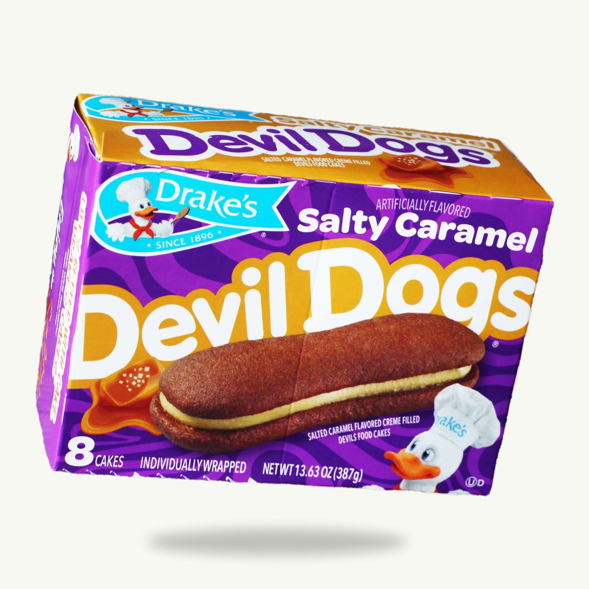 Drake's Salted Caramel Devil Dogs 13.63oz — enhanced product photo