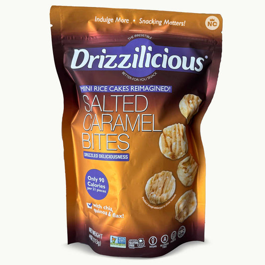 Drizzilicious Salted Caramel Bites Mini Rice Cakes 4oz