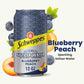 Schweppes Blueberry Peach Sparkling Seltzer Water 12oz