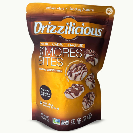 Drizzilicious Smores Bites Mini Rice Cakes 4oz