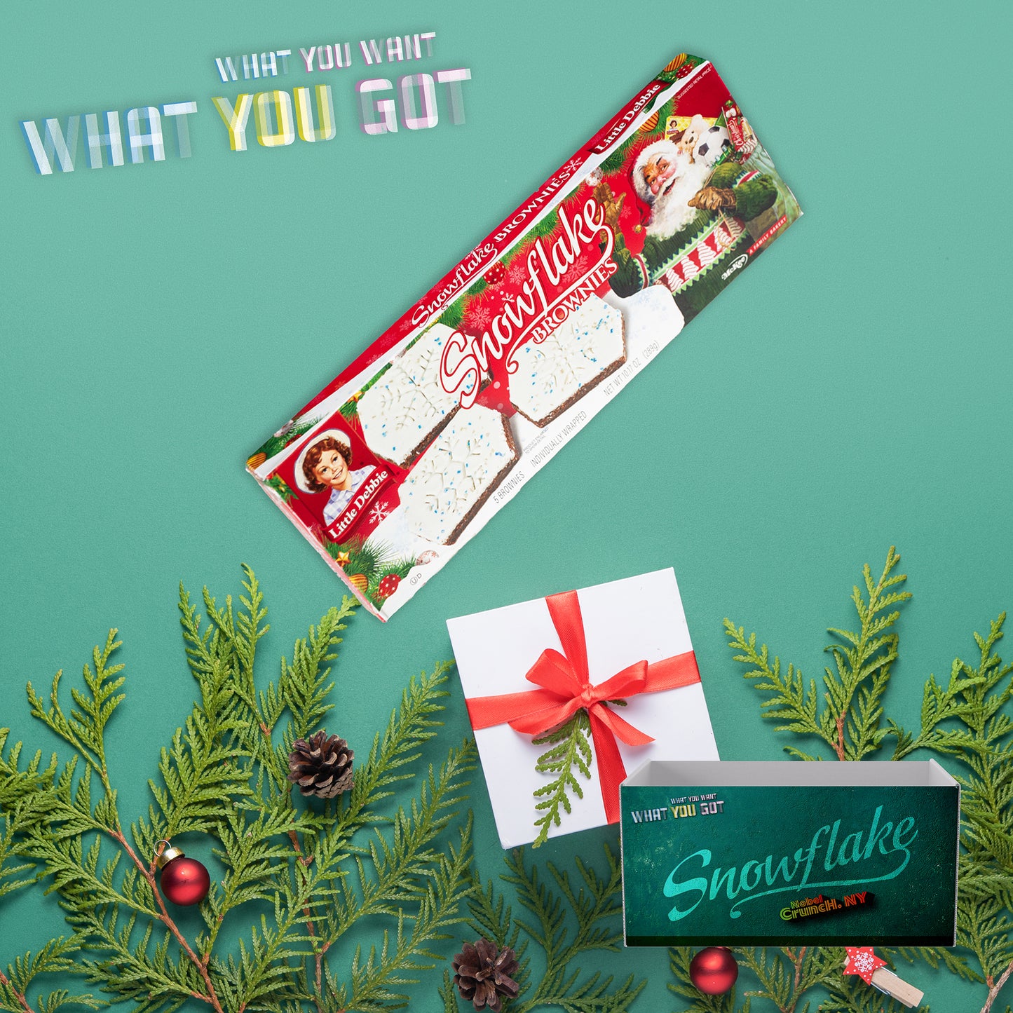 Little Debbie Christmas Snowflake Brownies 5ct 10.17oz