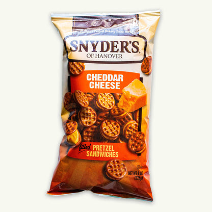 Snyder's Cheddar Cheese Pretzels Sandwiches 8oz