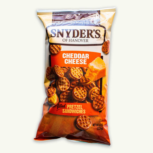 Snyder's Cheddar Cheese Pretzels Sandwiches 8oz