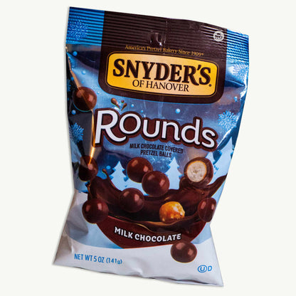 Snyder's Rounds Christmas Chocolate Covered Pretzel Balls 5oz