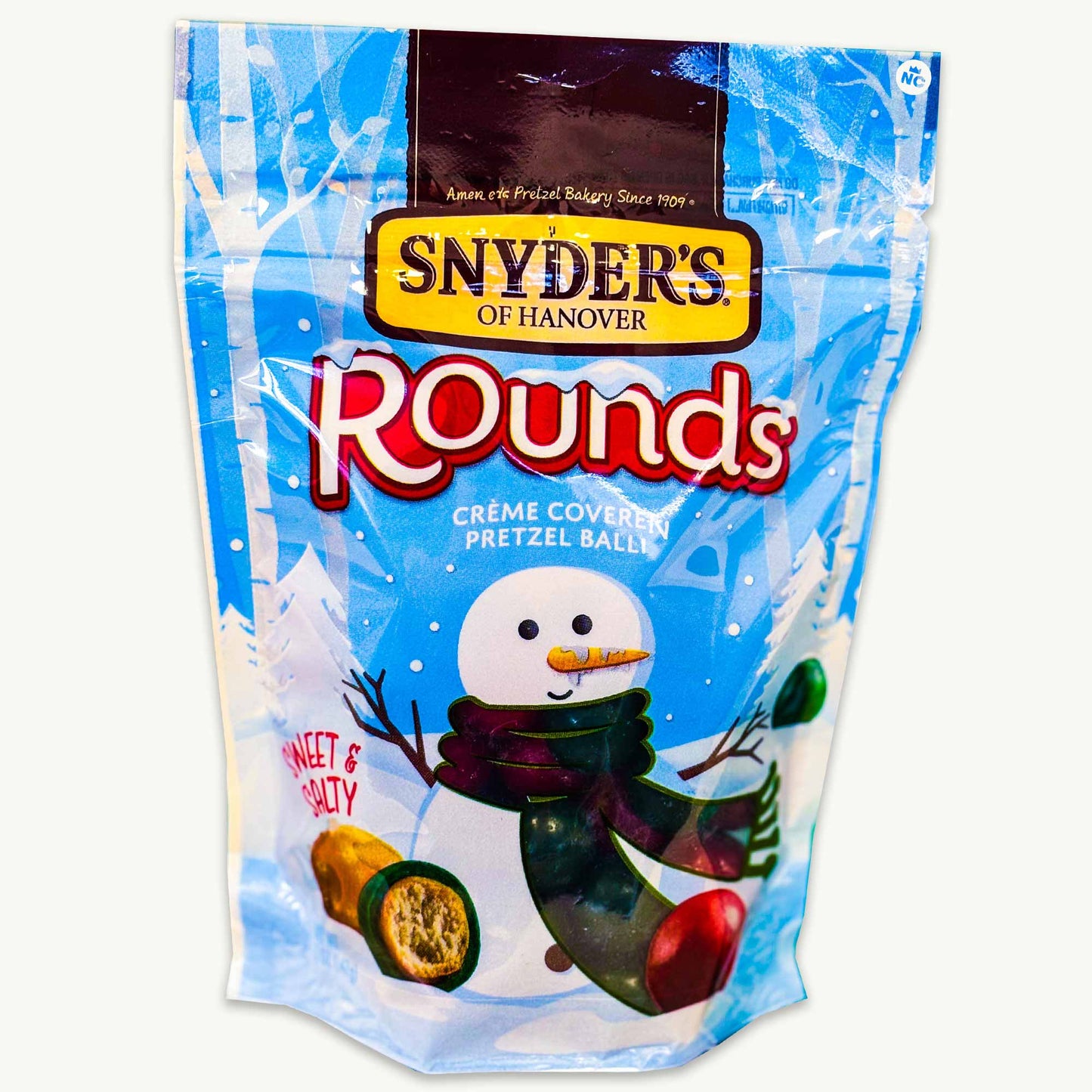 Snyder's Christmas Rounds Creme Covered Pretzel Balls 5oz